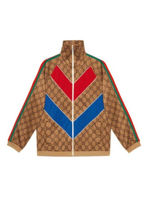 GUCCI GG technical jersey jacket