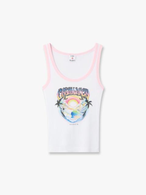 CASABLANCA Multicolour Airspray Printed Tank Top