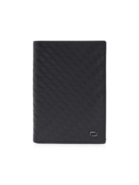 LANCEL Leon monogram-embossed leather wallet