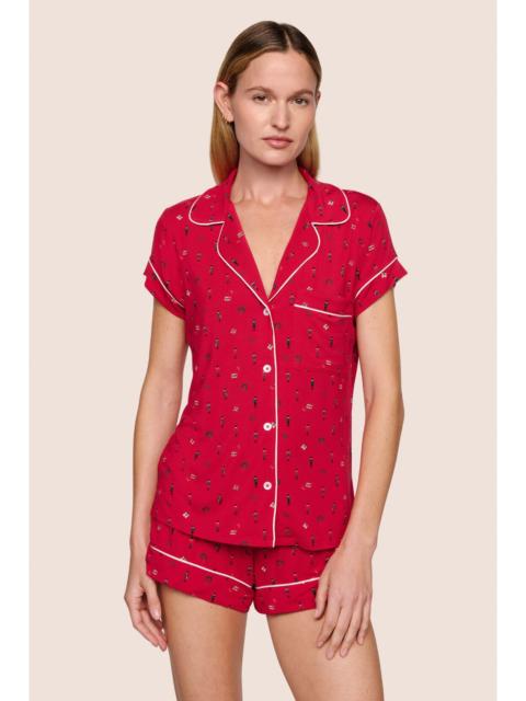 eberjey Gisele Printed TENCEL™ Modal Shortie Short PJ Set