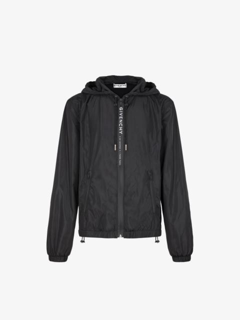 Givenchy GIVENCHY ADDRESS windbreaker in satin nylon