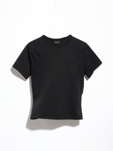 GUCCI Cotton jersey T-shirt with embroidery