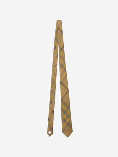 Burberry Check Silk Tie