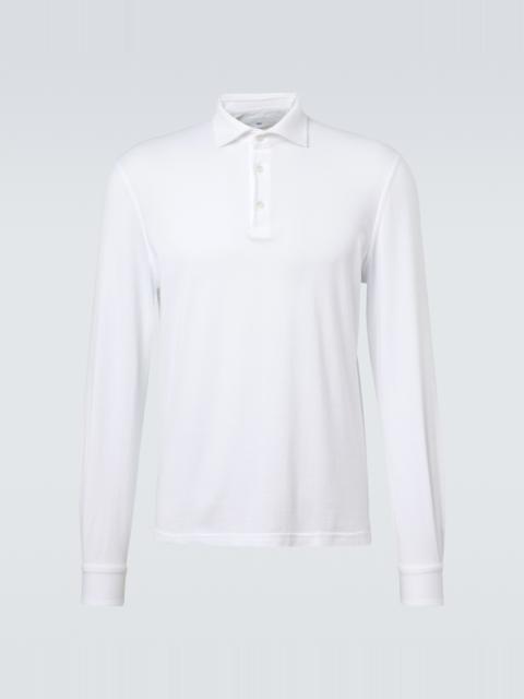 FEDELI Zero cotton jersey polo shirt