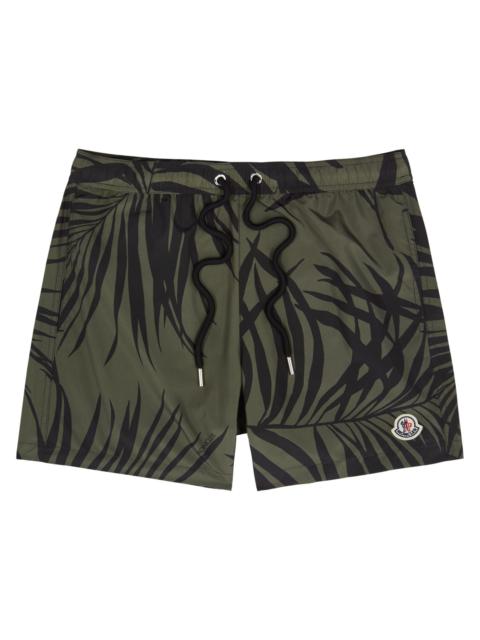 Printed shell swim shorts