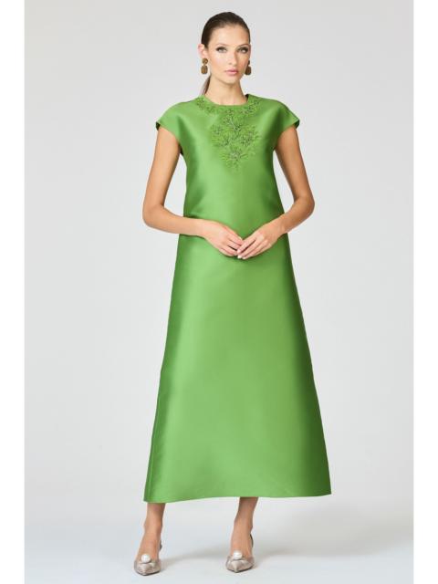 SACHIN & BABI GWENDOLYN GOWN - GREEN GARNET
