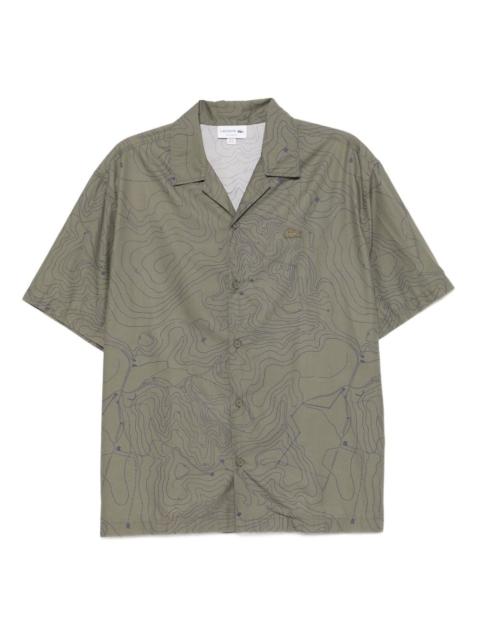 LACOSTE logo-embroidered shirt
