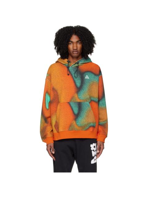 Nike Orange & Blue 'Tuff' Hoodie