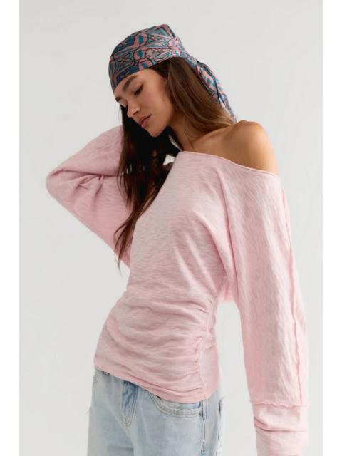 FREE PEOPLE We The Free Europa Off-The-Shoulder Long Sleeve Top