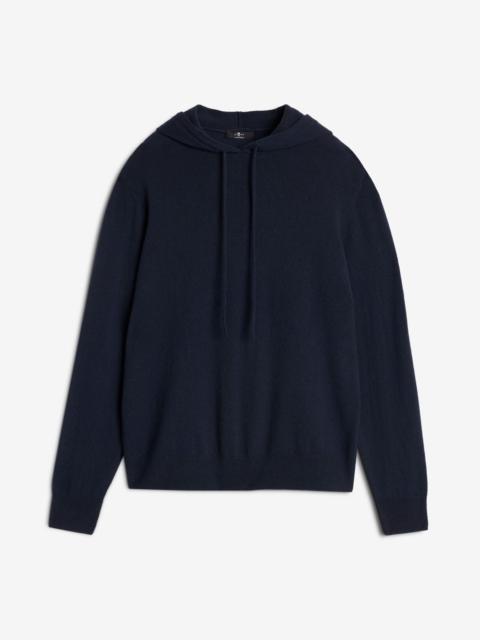 7 For All Mankind Cashmere Hoodie In Ink