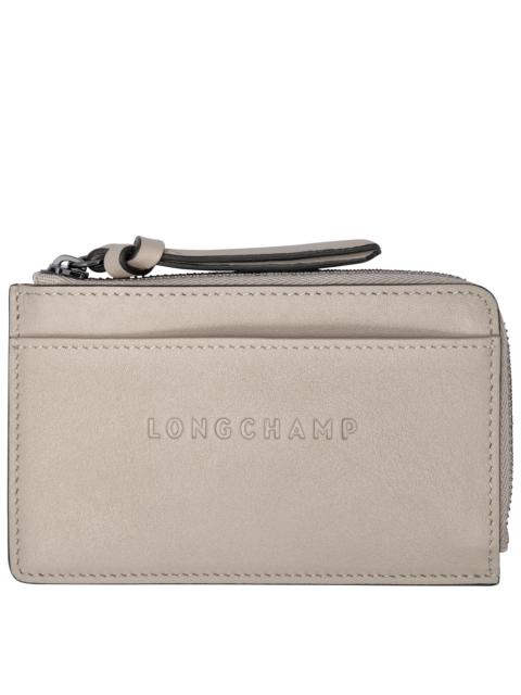 Longchamp 3D Card holder Clay - Leather