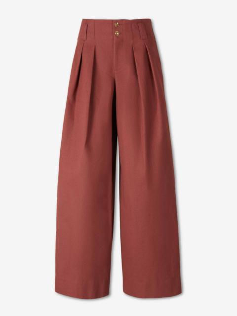 Chloé WIDE LEG TROUSERS WITH PLEATS