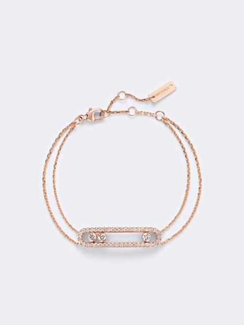 MESSIKA Move Classique 18kt rose gold bracelet with diamonds