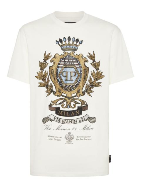 PHILIPP PLEIN Stones crest-embellished T-shirt