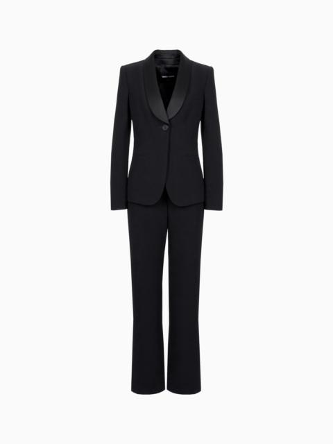 GIORGIO ARMANI 순수한 실크 crêpe tuxedo