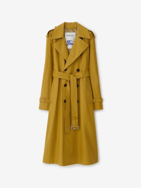 Burberry Long Gabardine Trench Coat