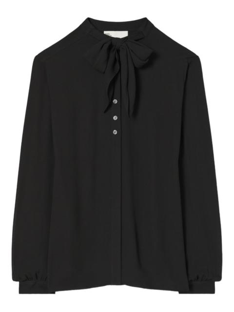 TORY BURCH bow georgette blouse