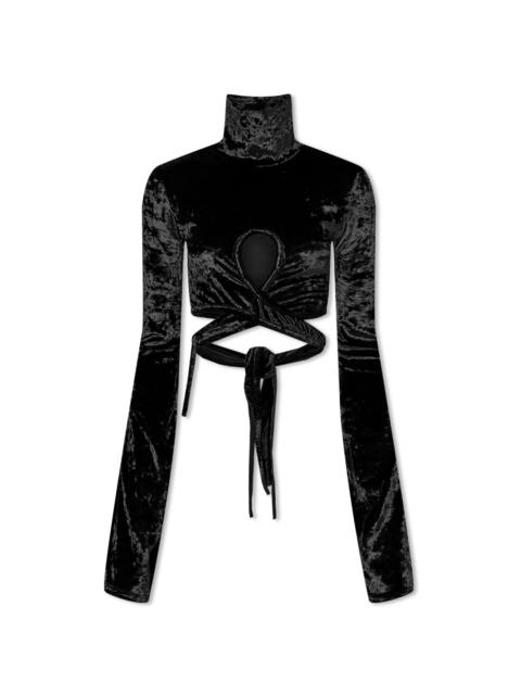 OTTOLINGER Ottolinger Velvet Wrap Loop Top