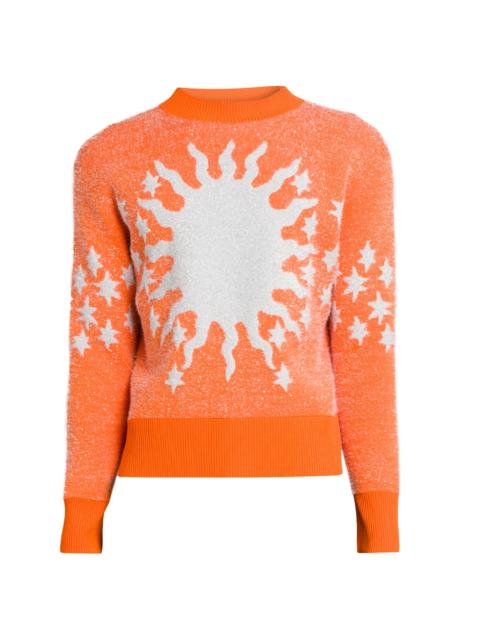 BLUEMARBLE Men's Sun & Stars Sweater - Orange