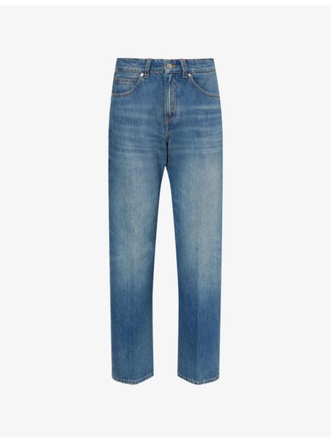 Bernie Straight-Leg Denim Jeans