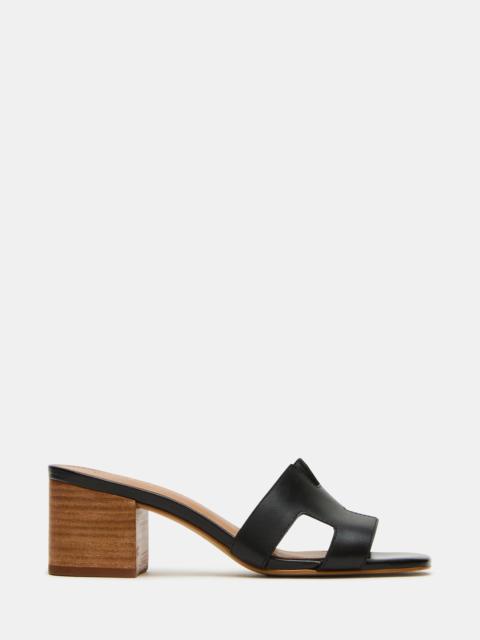 STEVE MADDEN HANA BLACK LEATHER