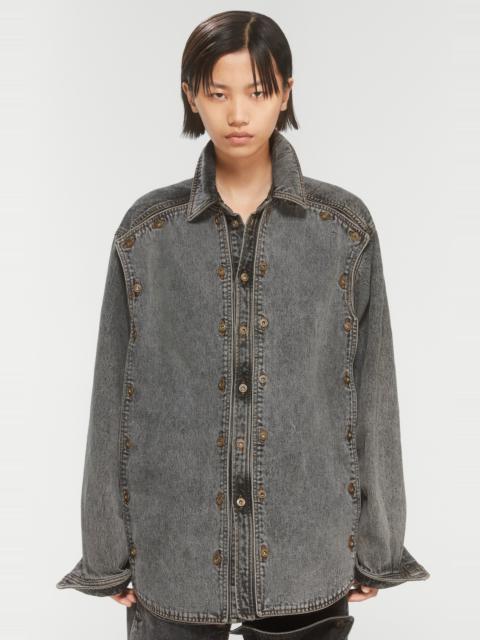 EVERGREEN SNAP OFF DENIM SHIRT