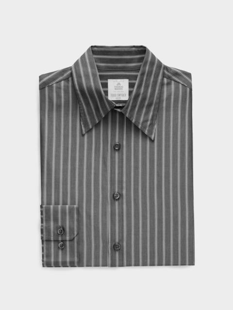 TODD SNYDER Poplin Long Point Collar Dress Shirt