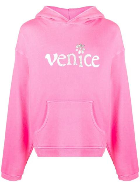 ERL Venice-print cotton hoodie