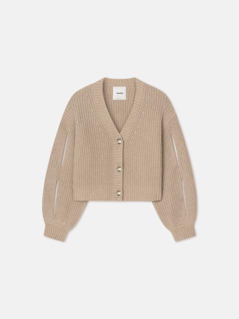 Nanushka Cropped Cashmere-Blend Cardigan