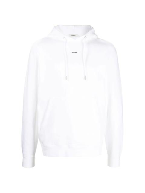 Sandro logo-print hoodie
