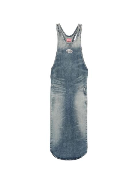 Diesel logo midi dress