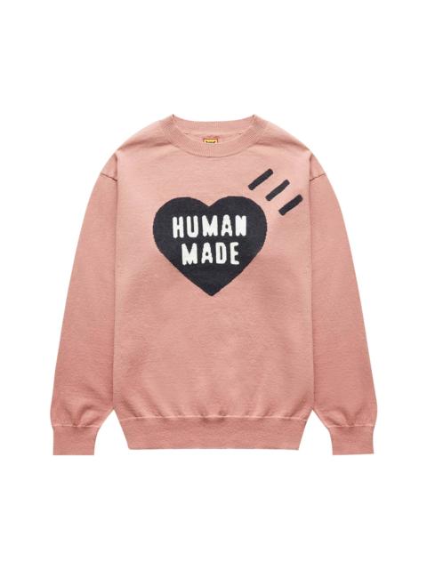 Human Made Human Made Heart Knit 'Pink'