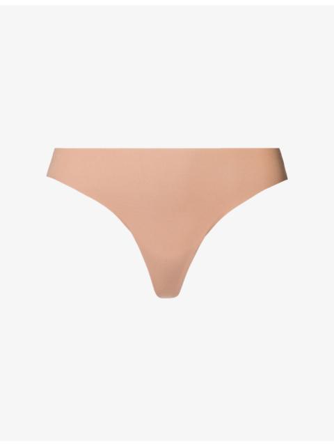 HANRO Invisible Mid-Rise Stretch-Cotton Thong