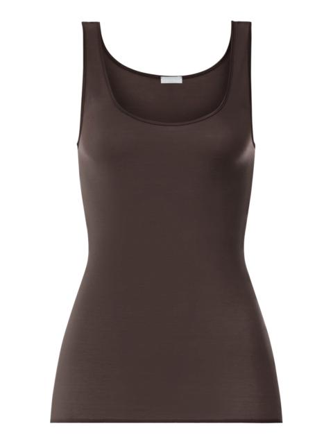 HANRO Cotton Seamless Round Neck Cotton Tank Top