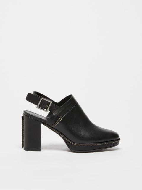 Max Mara CLOS Leather mules