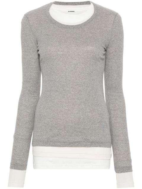 Jil Sander cotton ribbed T-shirt (set of three)