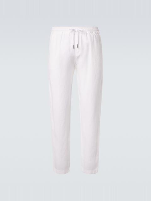 THOM SWEENEY Linen straight pants