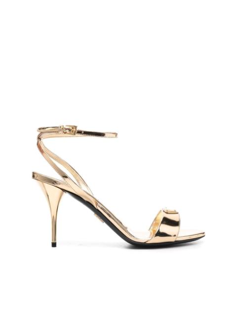 Prada logo plaque sandals