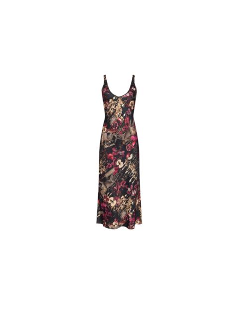 L'AGENCE Akiya Satin Maxi Dress