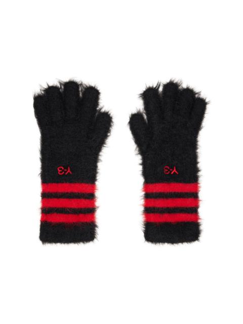 Y-3 Black Stripes Gloves