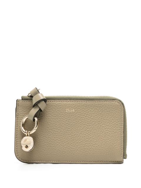 See by Chloé Green Alphabet Leather Purse