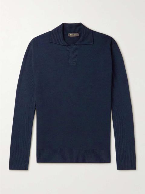 Cashmere and Silk-Blend Polo Shirt