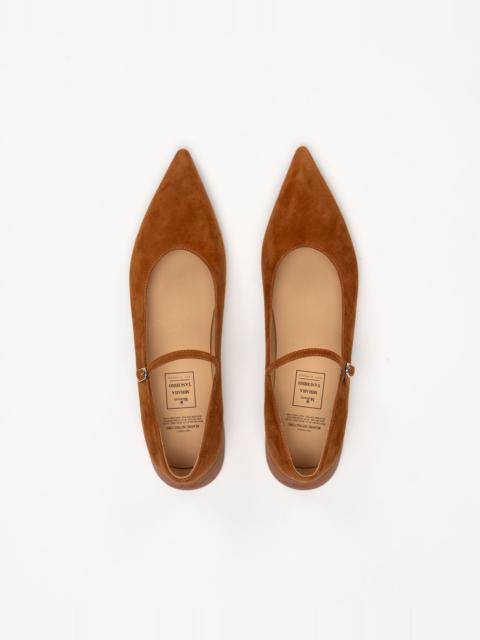 Maison MIHARAYASUHIRO "JANE" Suede Strap Pointed Shoes