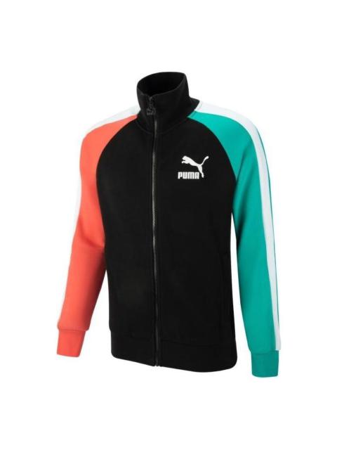 PUMA Iconic T7 Track Jacket DK 'Black Blue Red' 531377-94