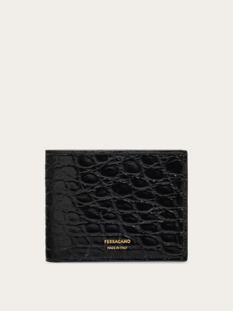 FERRAGAMO Crocodile leather wallet