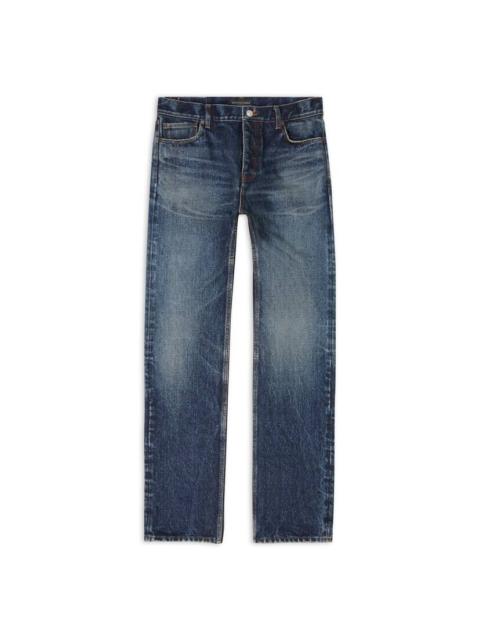 BALENCIAGA Men's Standard Jeans in Navy Blue