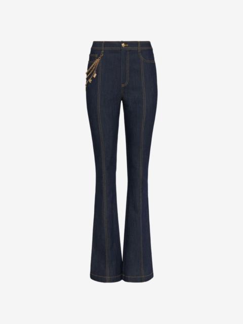 Cinq à Sept The Love Token Shailene chain love token jeans