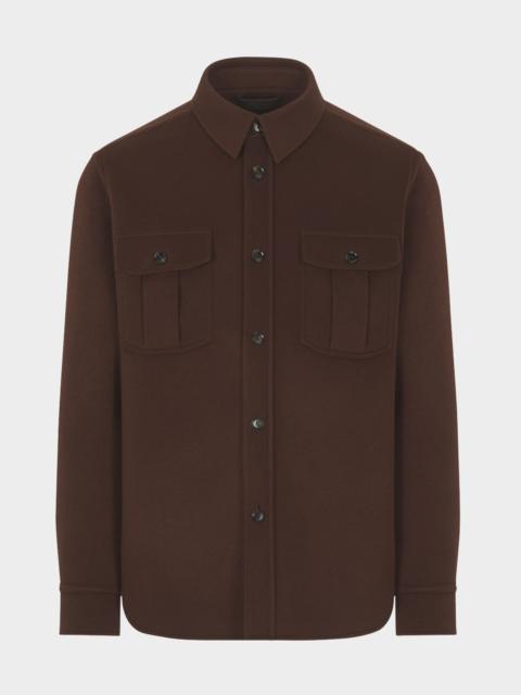 Men's Wool-Cashmere Overshirt