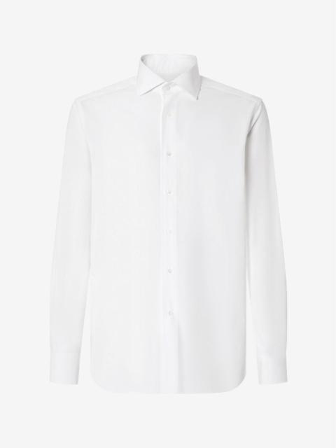 CORNELIANI White cotton poplin shirt