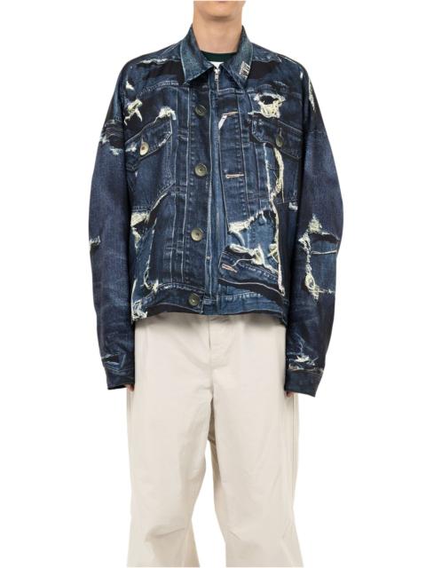 Maison MIHARAYASUHIRO "T.A.T.A x MMY" Trompe-l'oeil Archive Printed Jacket